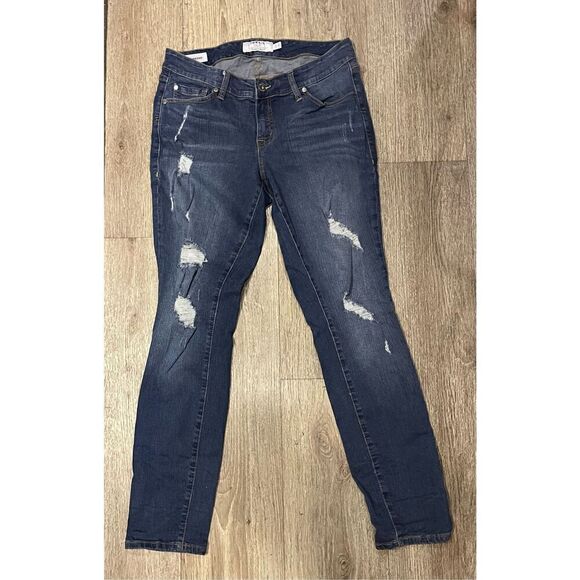 torrid Denim - Torrid Boyfriend Skinny Jeans Mid Rise Women’s Size 12 Distressed